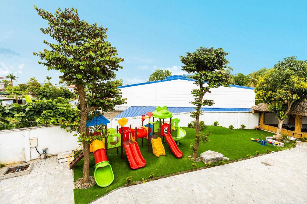 Hoa Vien Hotel - Suoi Khoang Kim Boi Hoa Binh Exterior photo